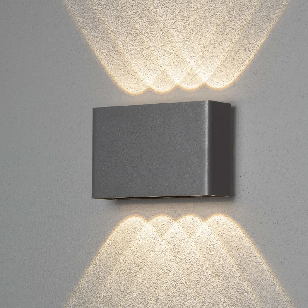 KONSTSMIDE Chieri LED-es antracitszínű fali lámpa 1 db 8W