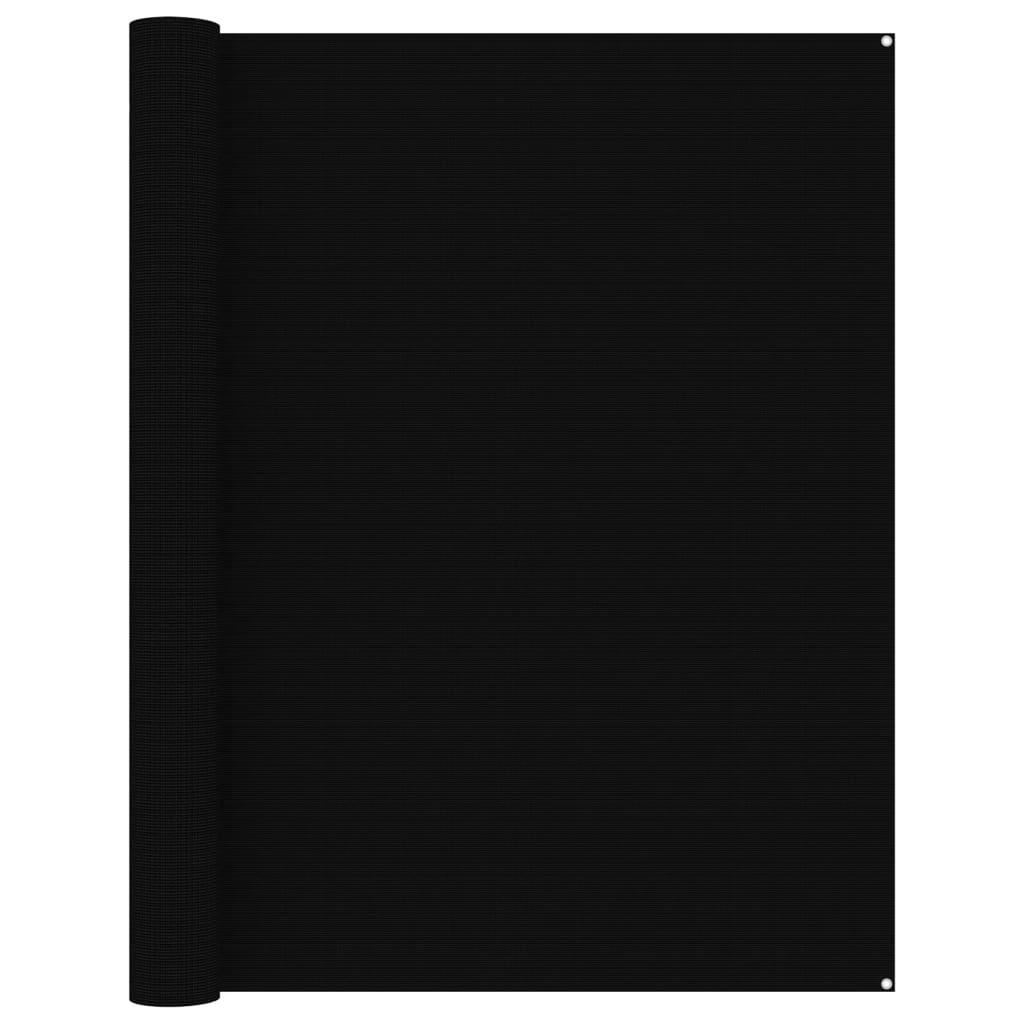 vidaXL fekete sátorszőnyeg 250 x 400 cm