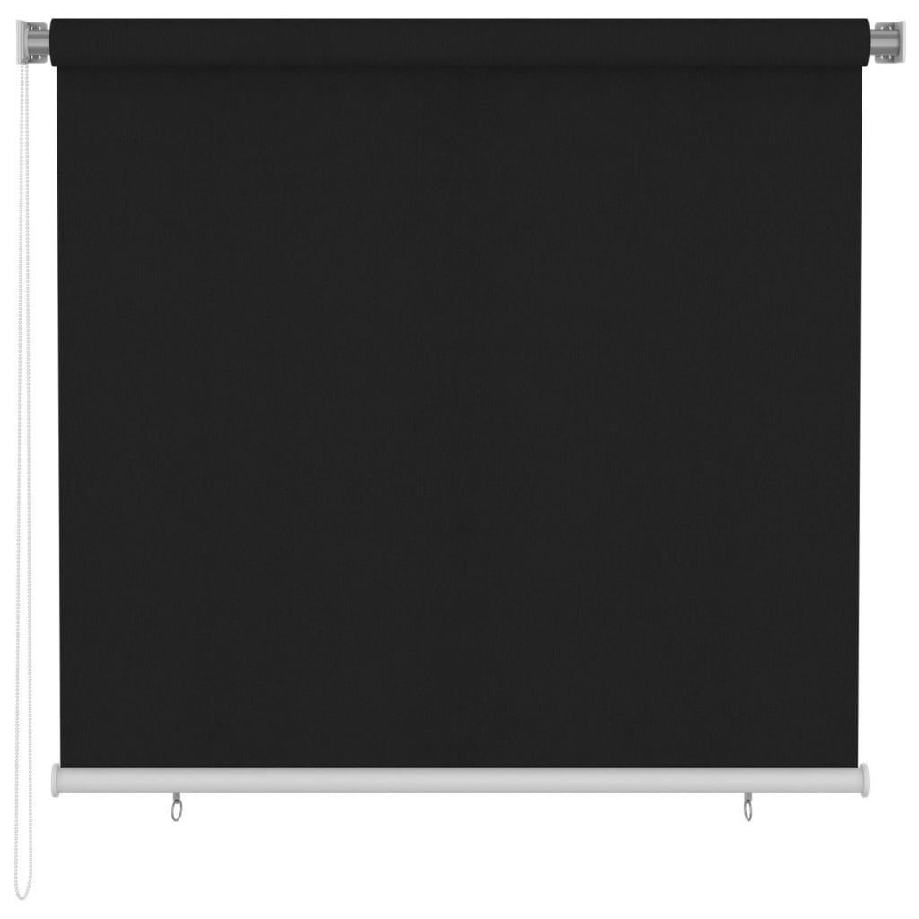 vidaXL fekete kültéri sötétítő roló 160 x 140 cm