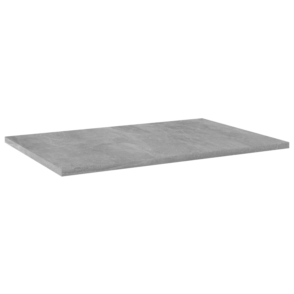 vidaXL 4 db betonszürke forgácslap könyvespolc 60 x 40 x 1,5 cm