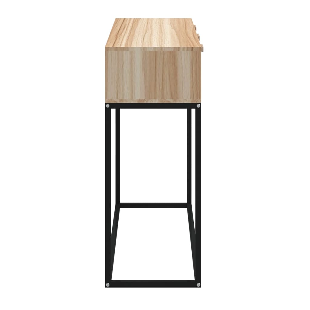 vidaXL szerelt fa és vas tálalóasztal 105x30x75 cm