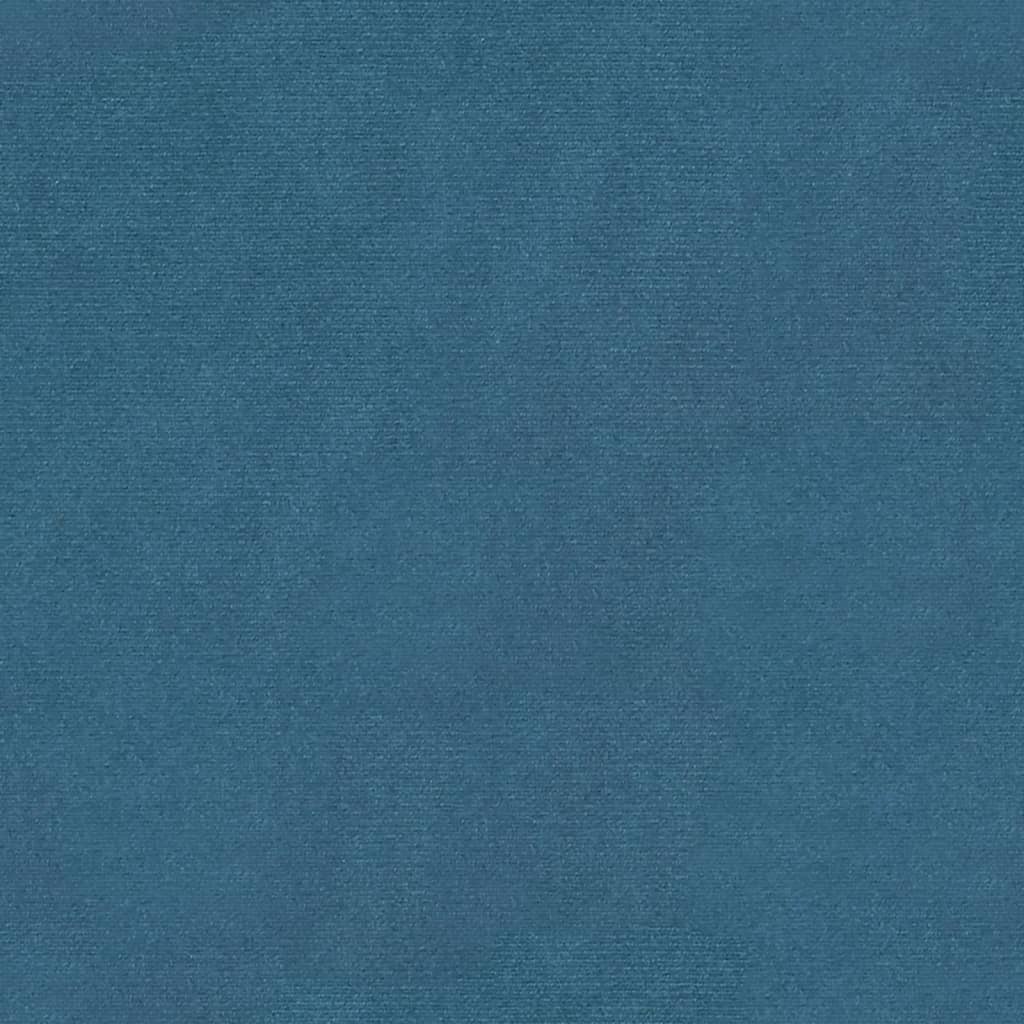 vidaXL 2 db kék szövet étkezőszék 62 x 59,5 x 100,5 cm