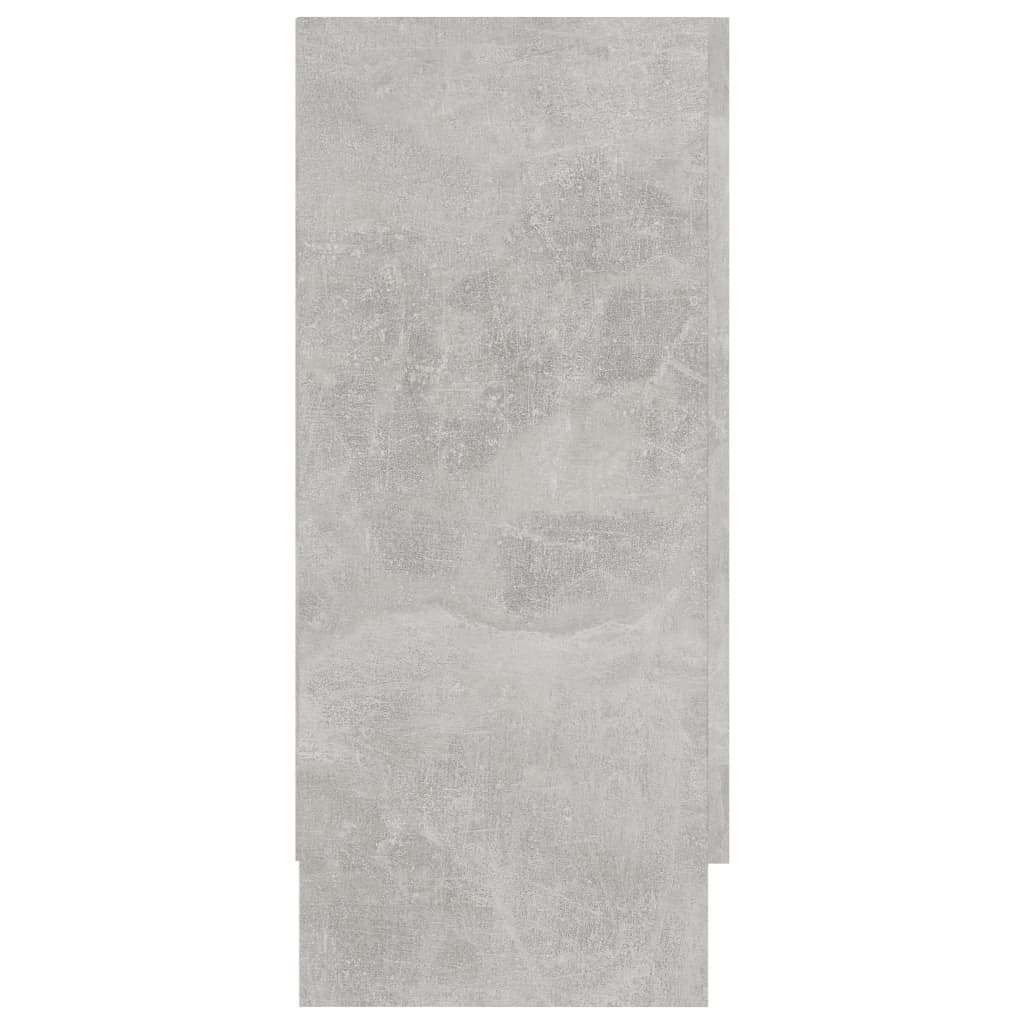vidaXL betonszürke forgácslap komód 120 x 30,5 x 70 cm