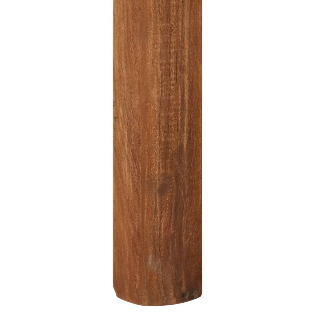 vidaXL tömör akácfa bárasztal mézszínű bevonattal 110 x 55 x 106 cm
