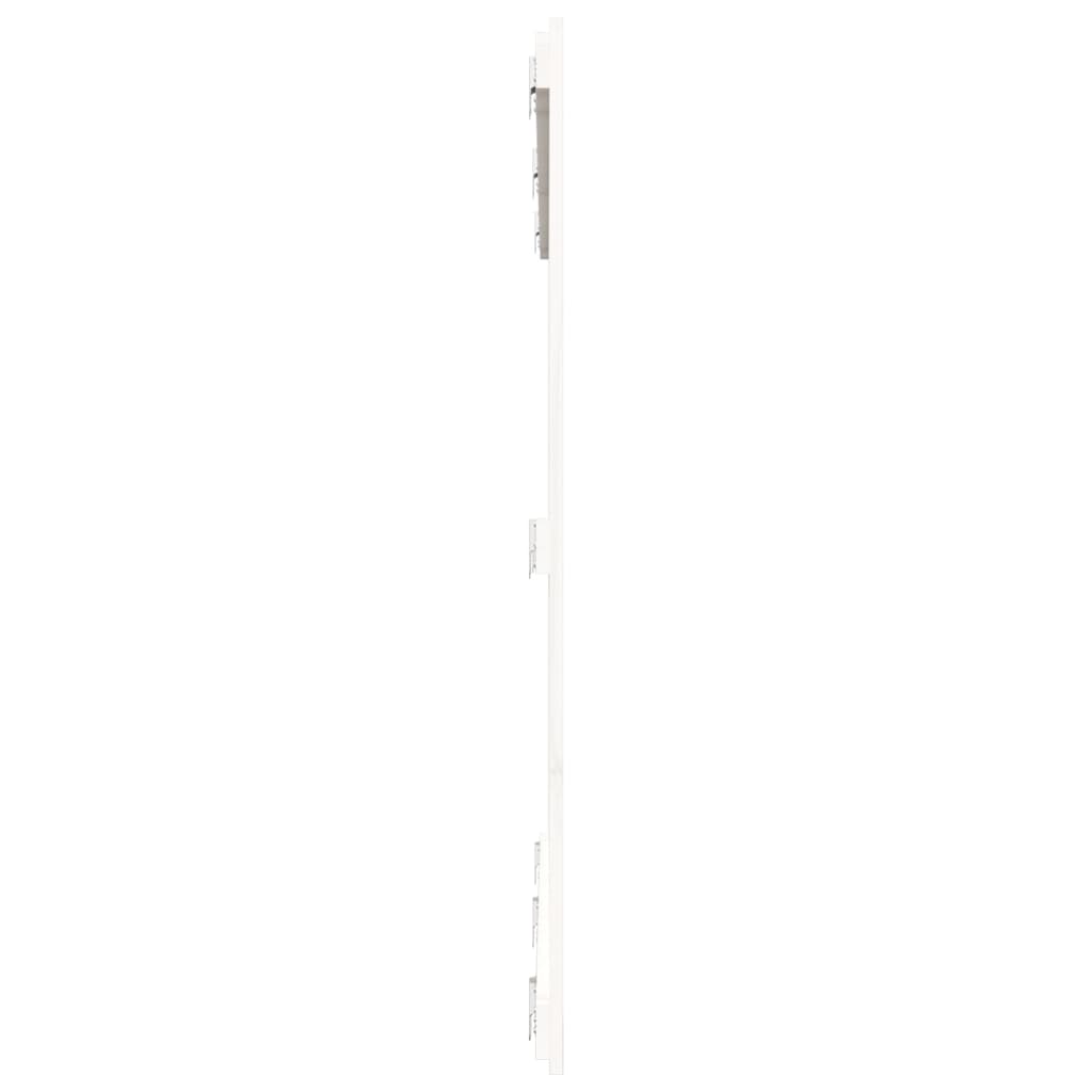 vidaXL fehér tömör fenyőfa fali fejtámla 166 x 3 x 110 cm