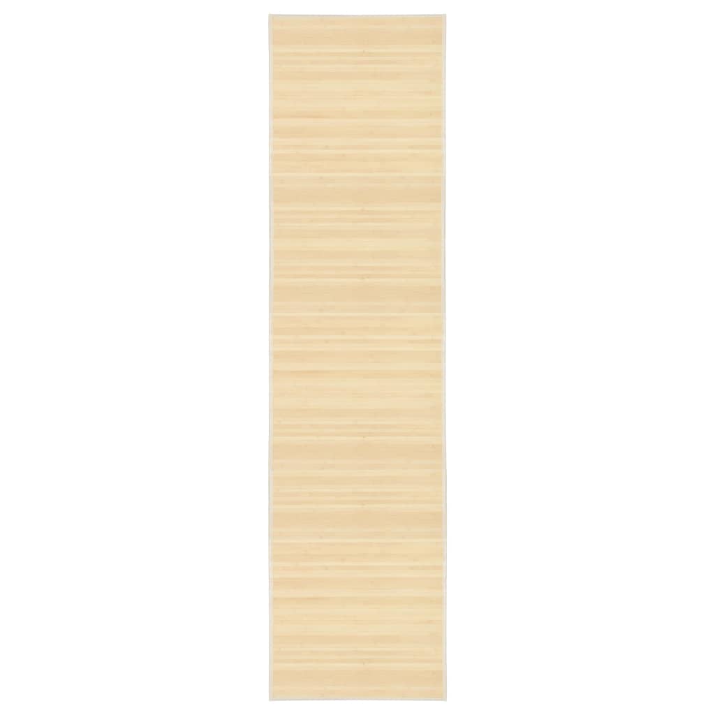 vidaXL természetes színű bambuszszőnyeg 80 x 300 cm
