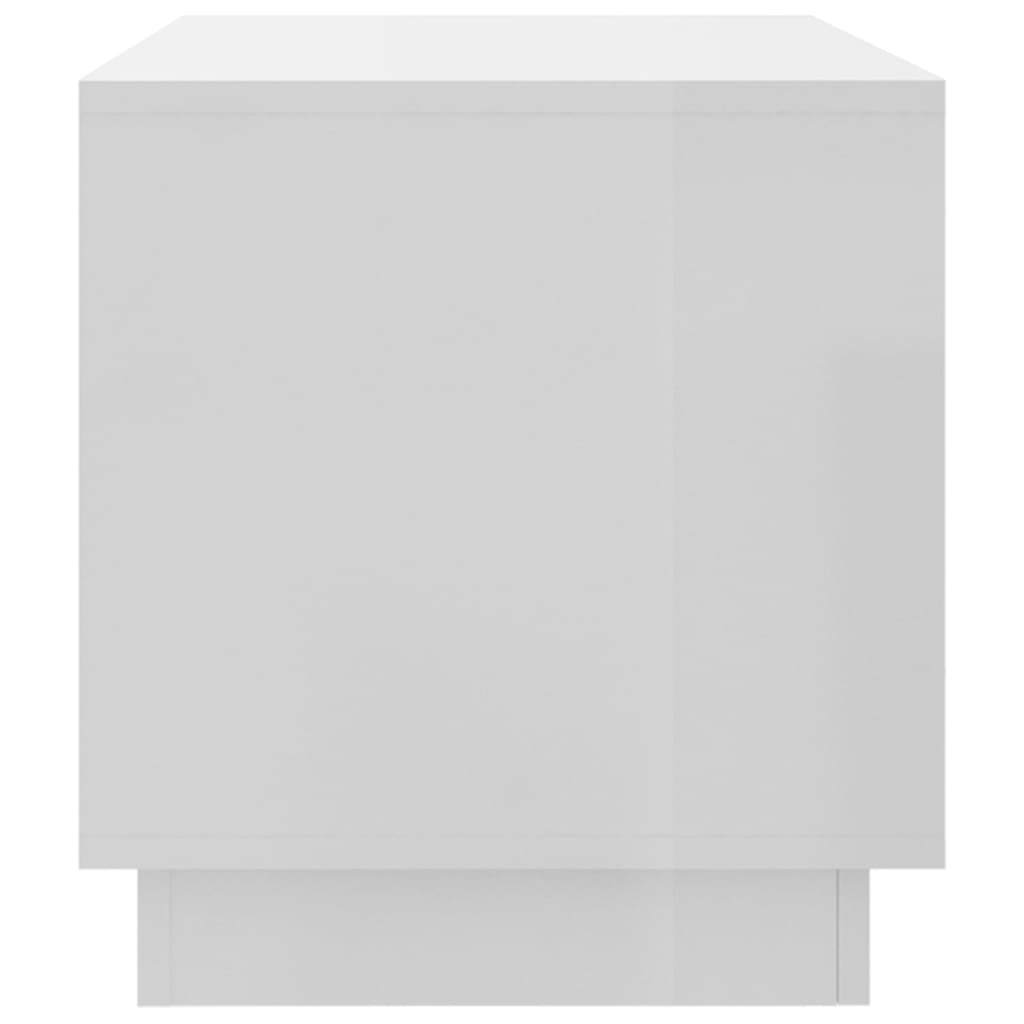 vidaXL magasfényű fehér forgácslap TV-szekrény 102 x 41 x 44 cm