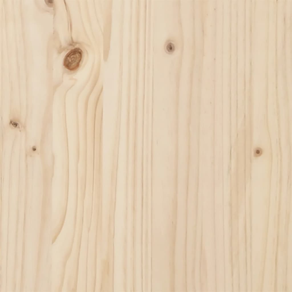 vidaXL tömör fenyőfa kerti lábzsámoly 62 x 30 x 32 cm