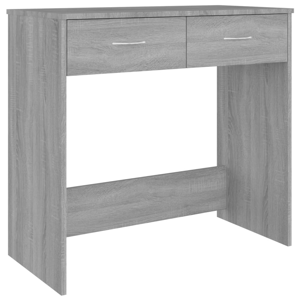 vidaXL szürke sonoma színű szerelt fa íróasztal 80x40x75 cm