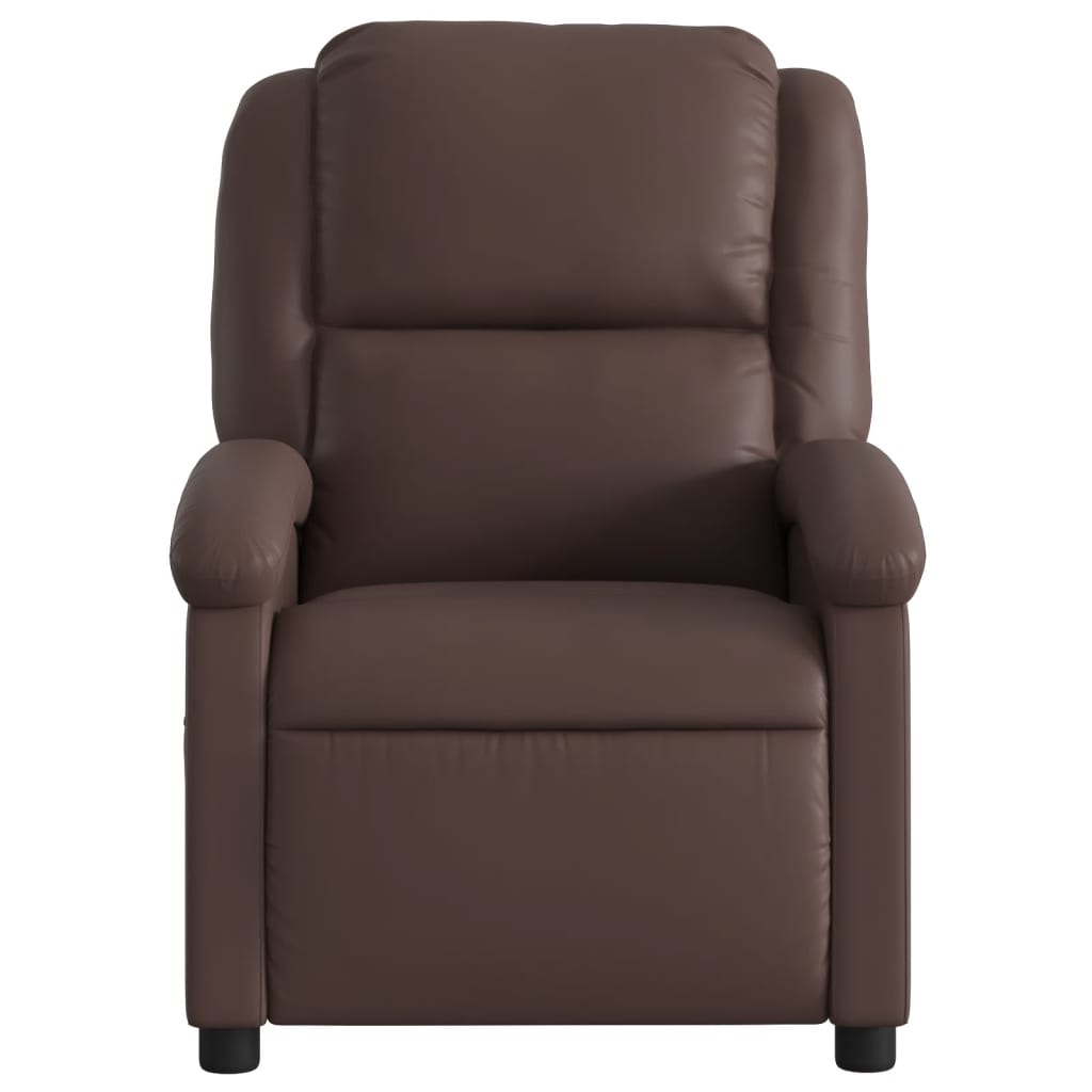 vidaXL barna műbőr dönthető fotel