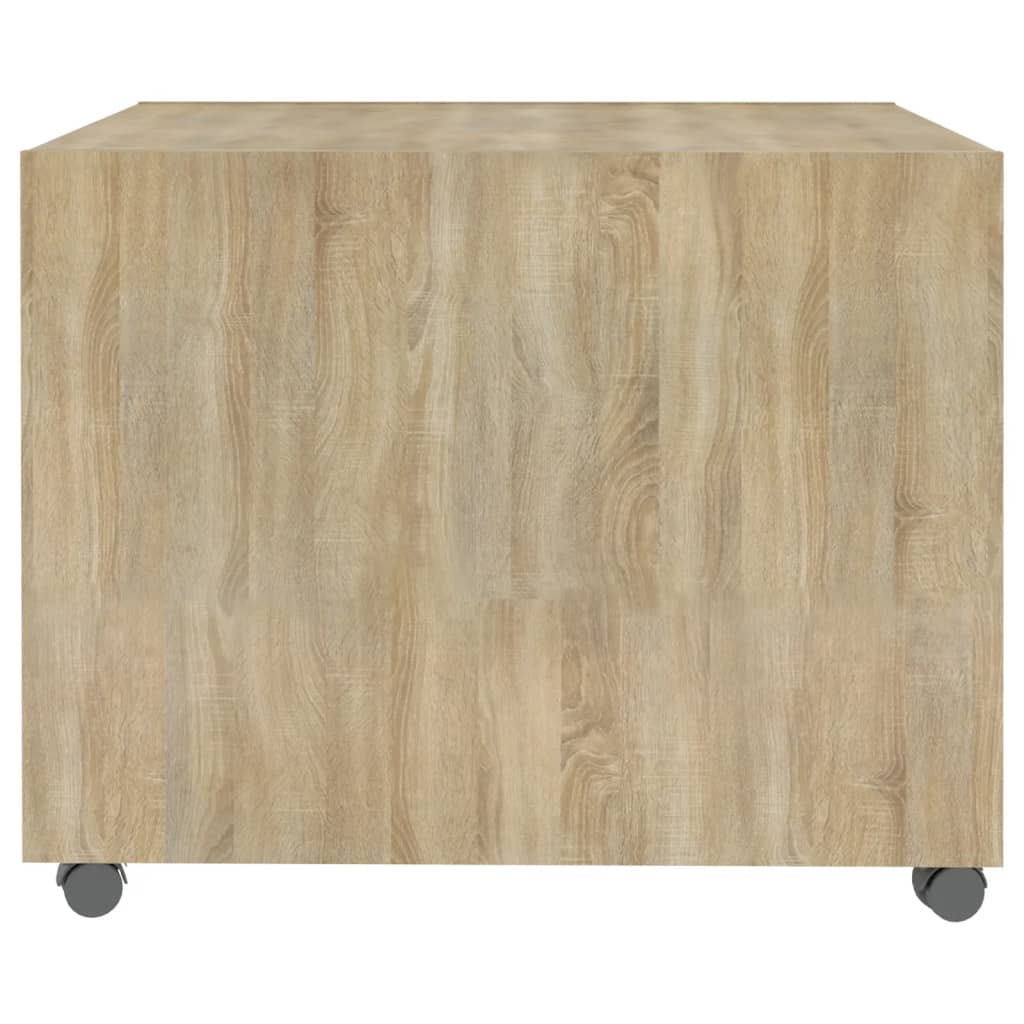 vidaXL sonoma-tölgyszínű szerelt fa dohányzóasztal 55 x 55 x 40 cm