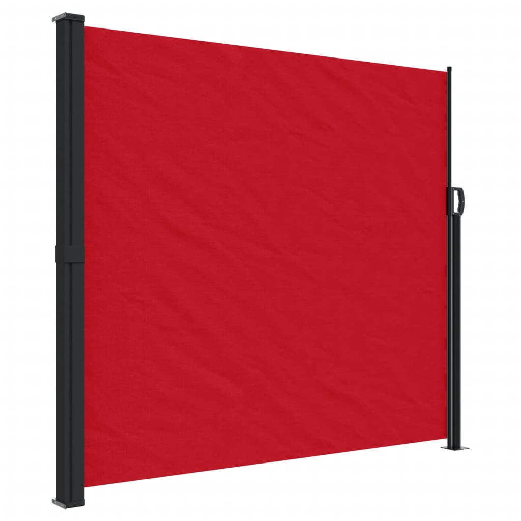 vidaXL piros behúzható oldalsó napellenző 180 x 300 cm
