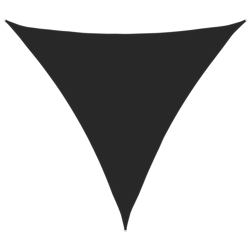 vidaXL fekete háromszög alakú oxford-szövet napvitorla 4 x 4 x 4 m