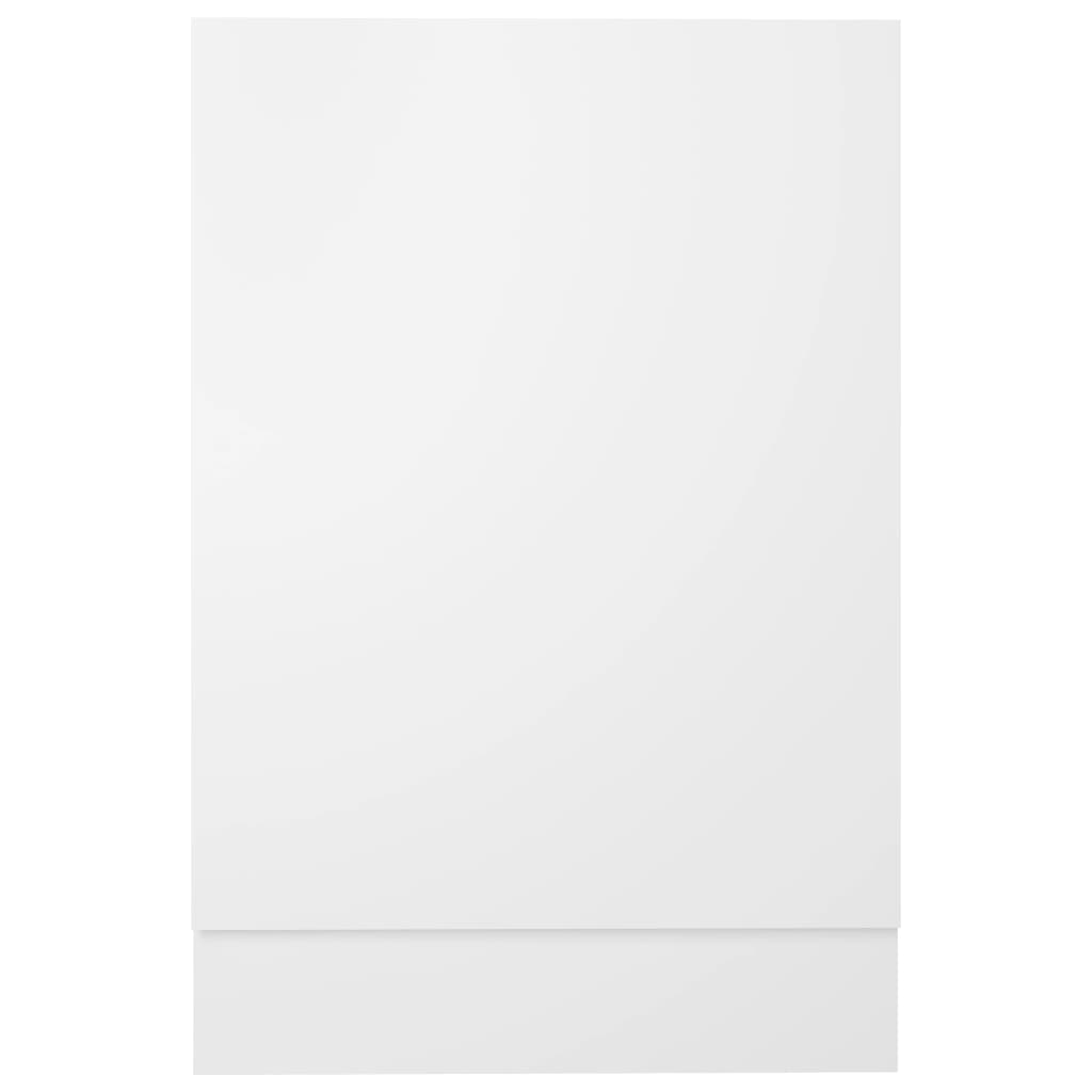 vidaXL fehér forgácslap mosogatógép-panel 45 x 3 x 67 cm