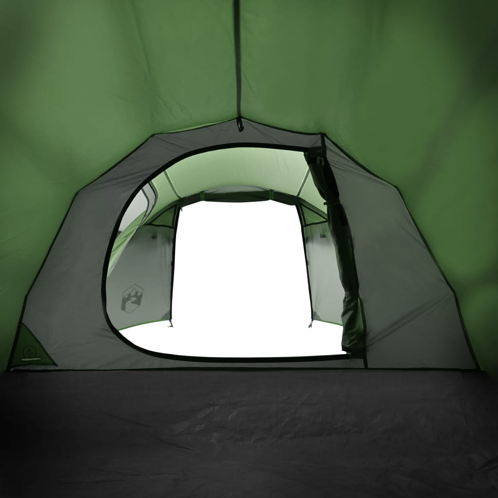 vidaXL 2 személyes zöld vízálló alagút kempingsátor
