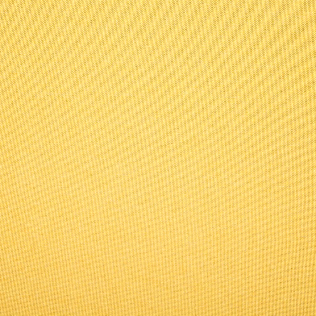 vidaXL 3 személyes sárga szövet kanapé 172 x 70 x 82 cm