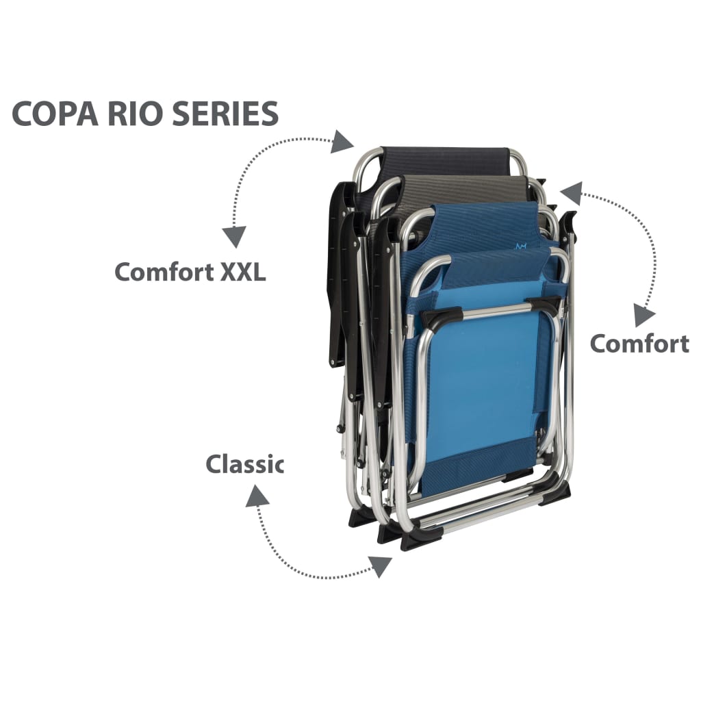 Bo-Camp Copa Rio Classic grafitszürke összecsukható kempingszék