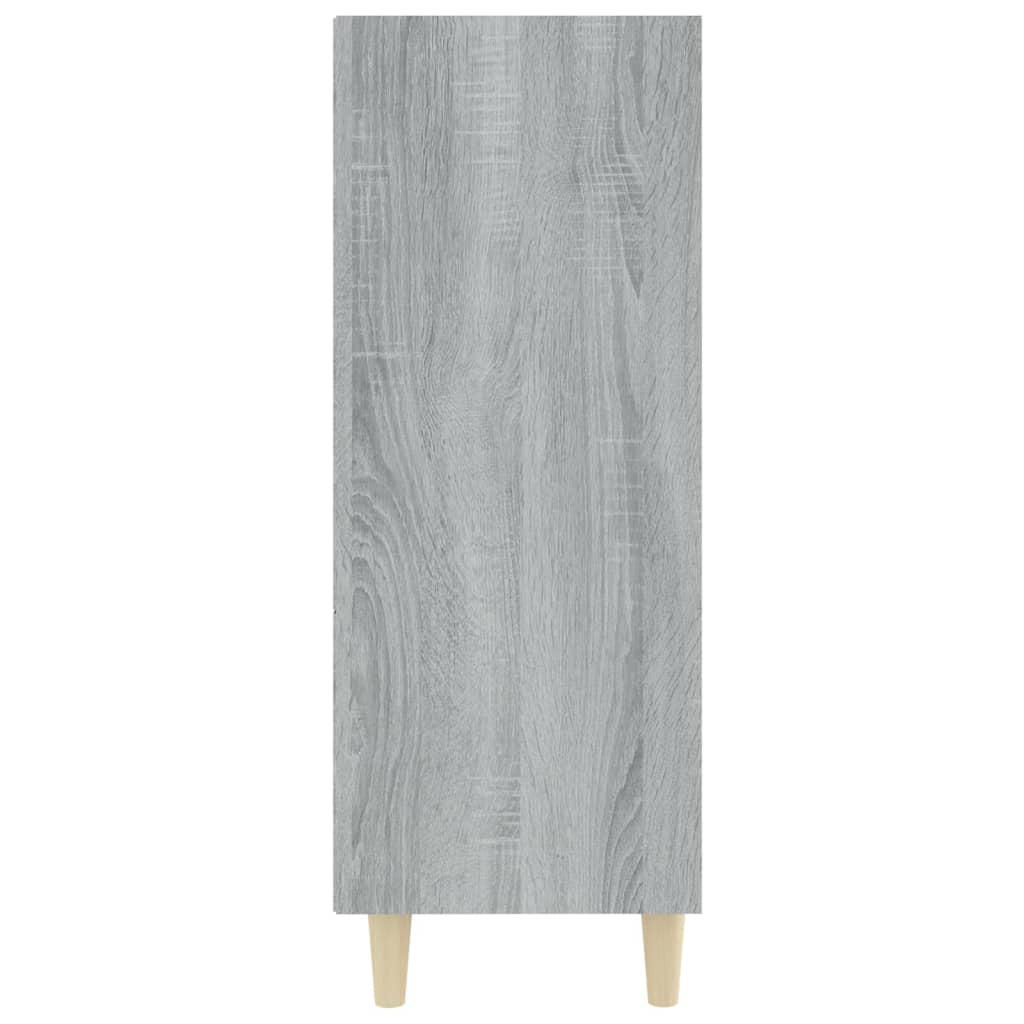 vidaXL szürke sonoma színű szerelt fa tálalószekrény 69,5x32,5x90 cm