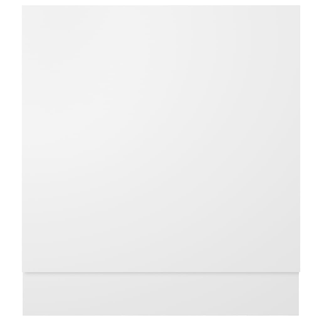 vidaXL fehér forgácslap mosogatógép-panel 59,5 x 3 x 67 cm