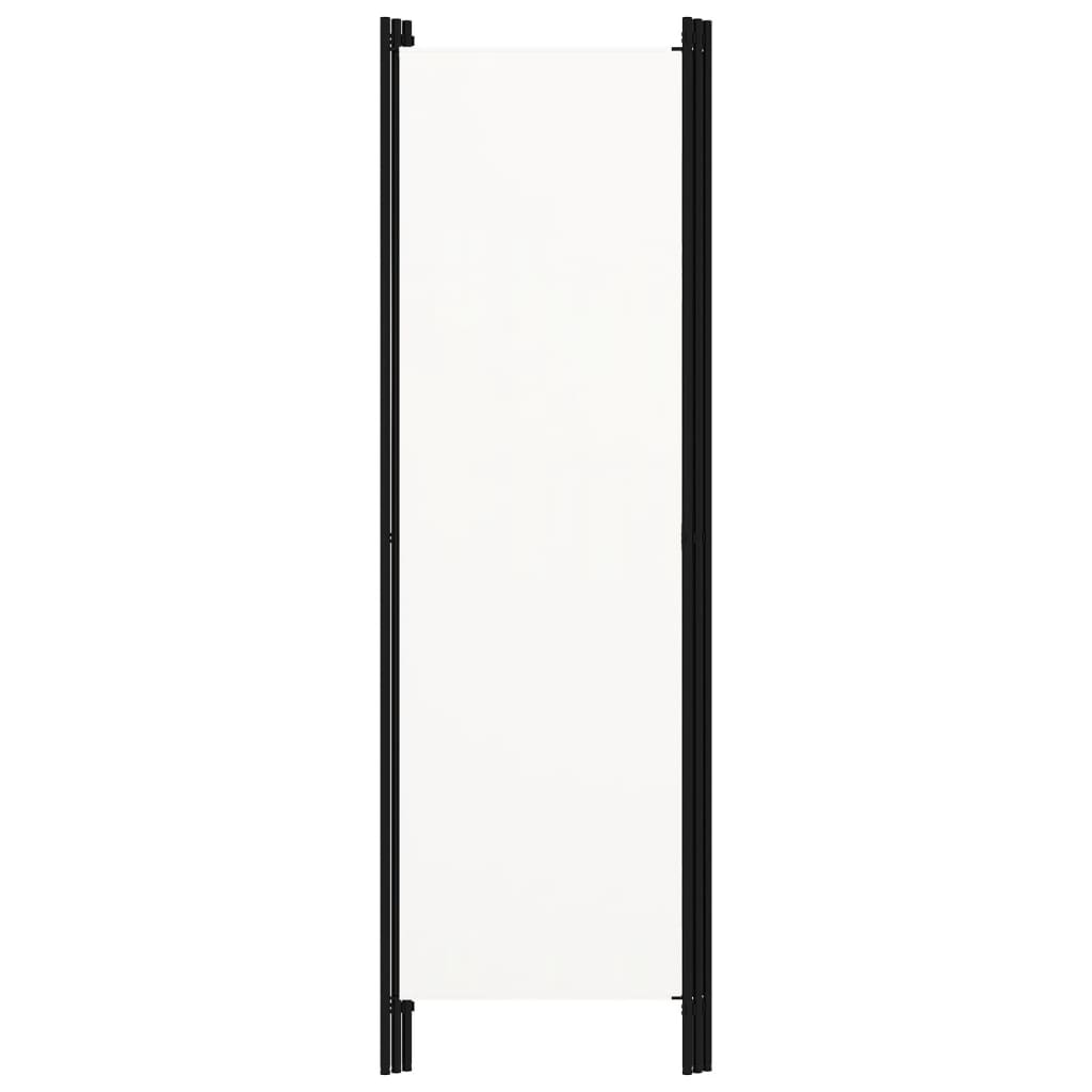 vidaXL fehér 3 paneles paraván 150 x 180 cm