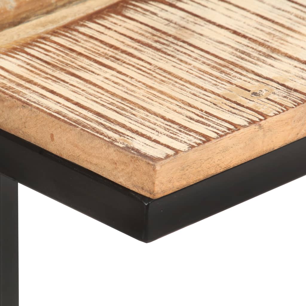 vidaXL 2 db tömör újrahasznosított fa kisasztal 31,5 x 24,5 x 64,5 cm