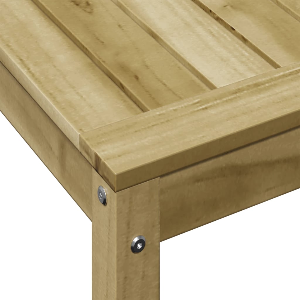 vidaXL impregnált fenyőfa ültetőasztal polccal 82,5x50x75 cm