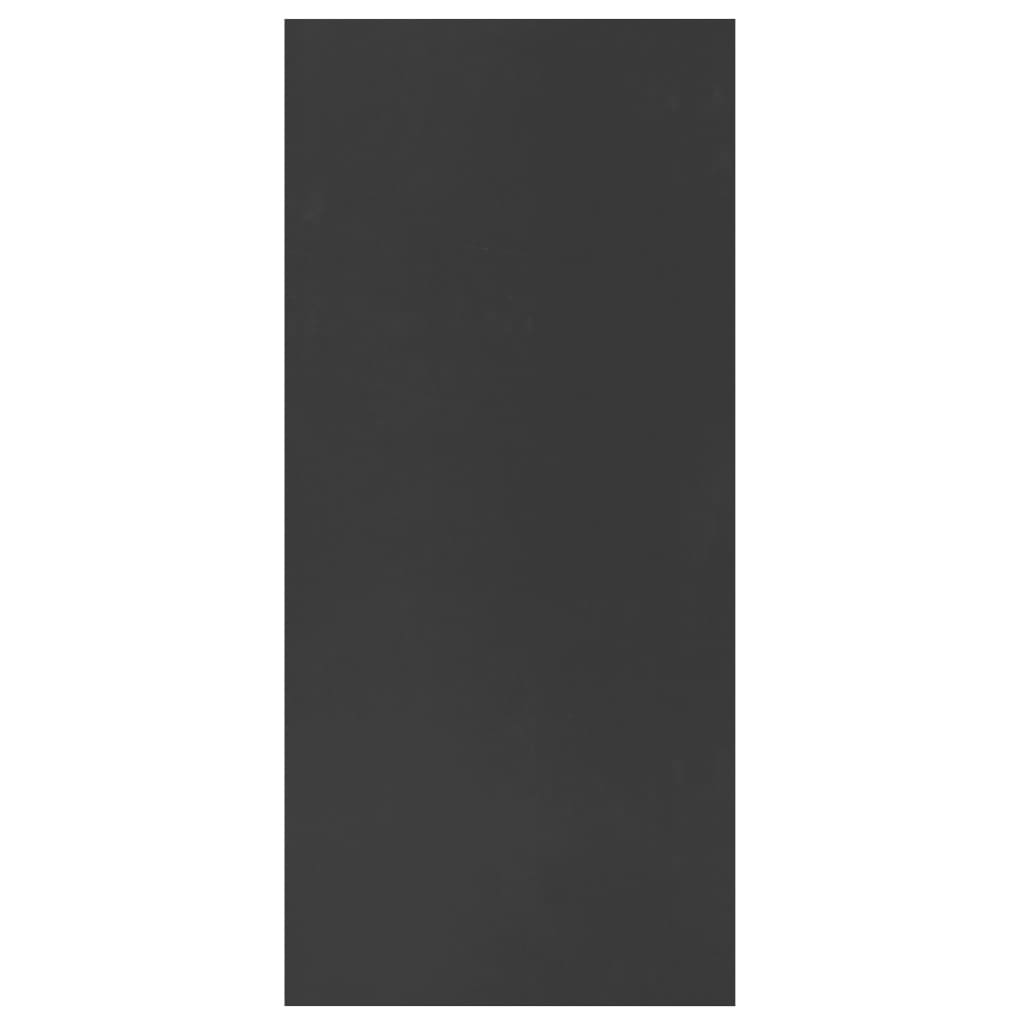 vidaXL fekete forgácslap könyv-/tálalószekrény 66 x 30 x 130 cm