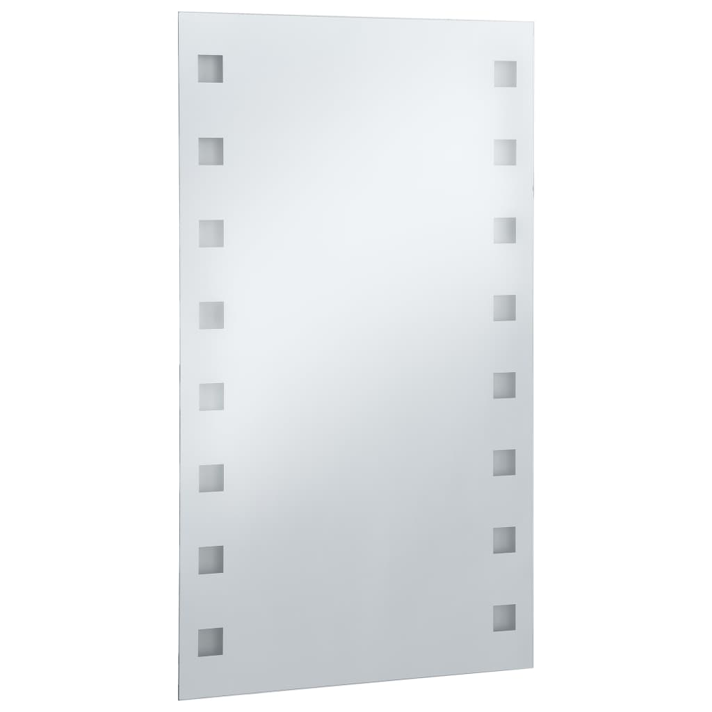 vidaXL LED-es fürdőszobai falitükör 60 x 100 cm