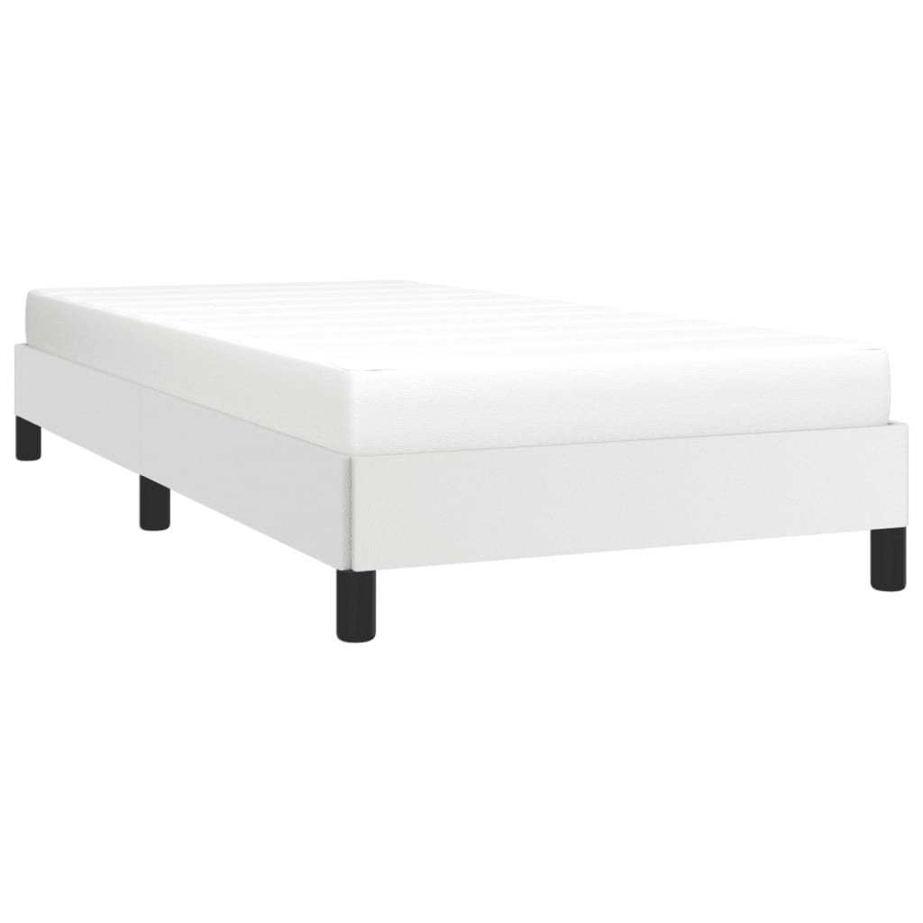 vidaXL fehér műbőr ágykeret 80 x 200 cm