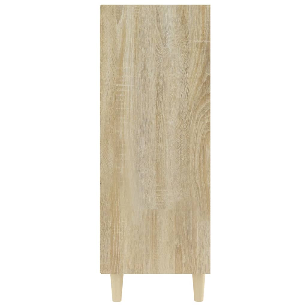 vidaXL sonoma-tölgyszínű szerelt fa tálalóasztal 69,5x32,5x90 cm