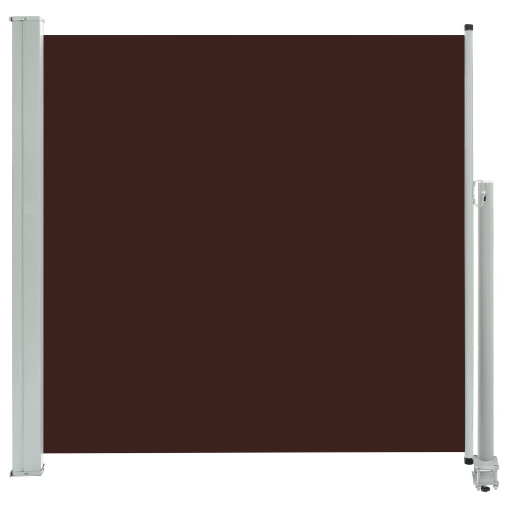 vidaXL barna behúzható oldalsó terasz napellenző 160 x 300 cm