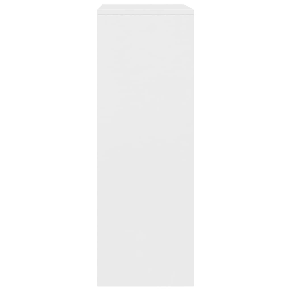vidaXL 6-fiókos fehér forgácslap tálalószekrény 50 x 34 x 96 cm