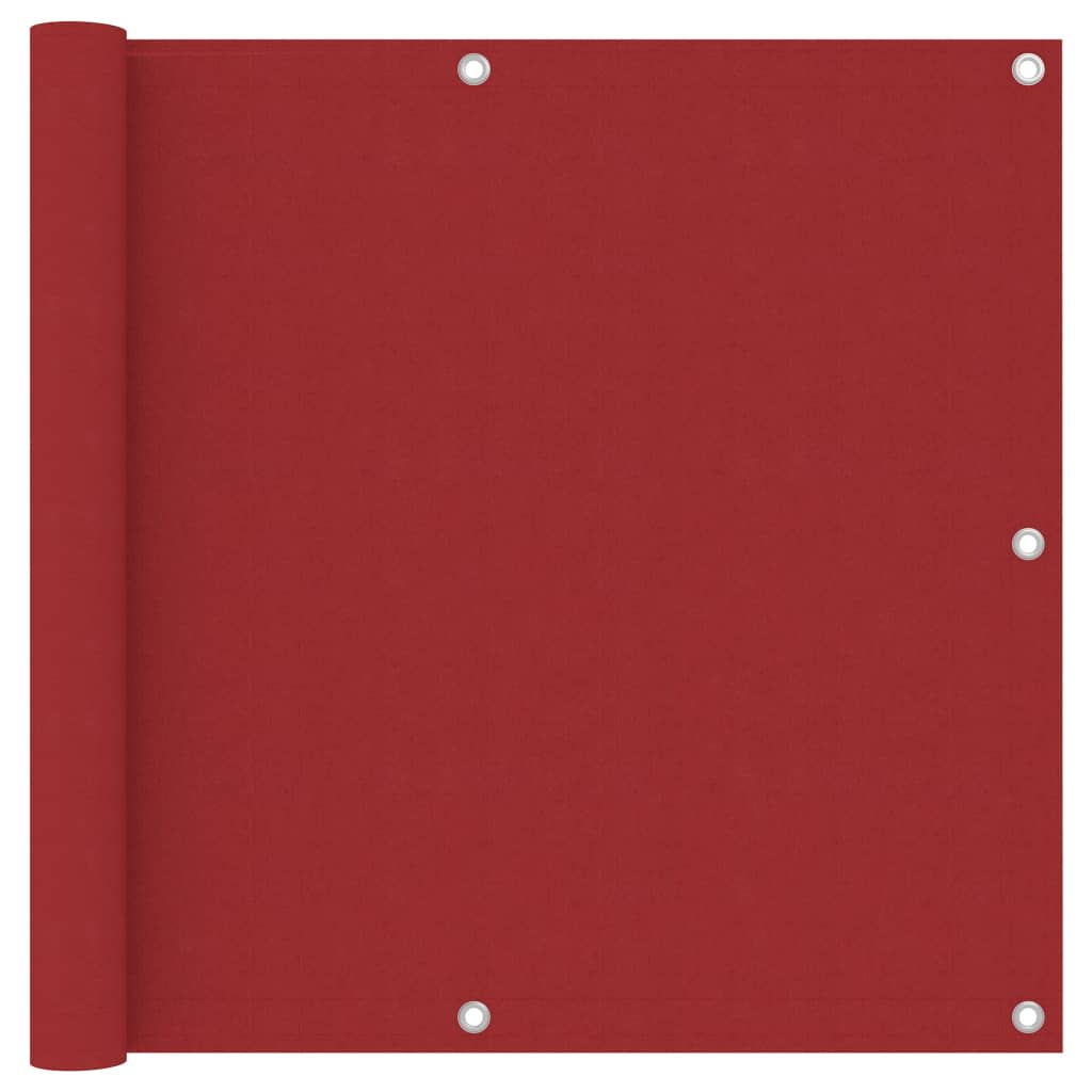 vidaXL piros oxford-szövet erkélyparaván 90 x 500 cm
