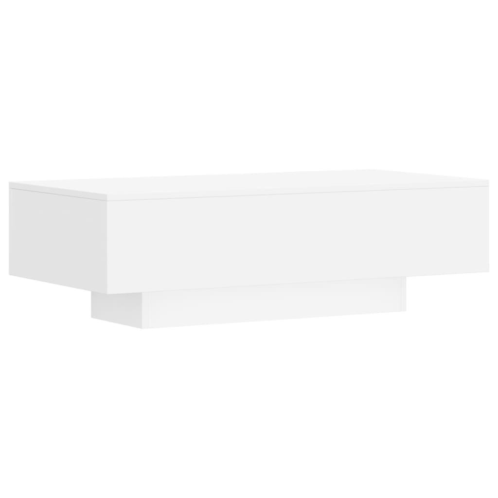 vidaXL fehér szerelt fa dohányzóasztal 100x49,5x31 cm