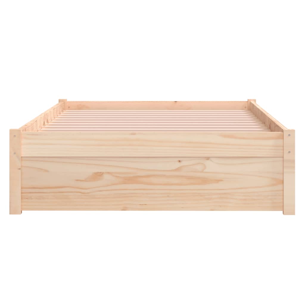 vidaXL tömör fa ágykeret 100 x 200 cm