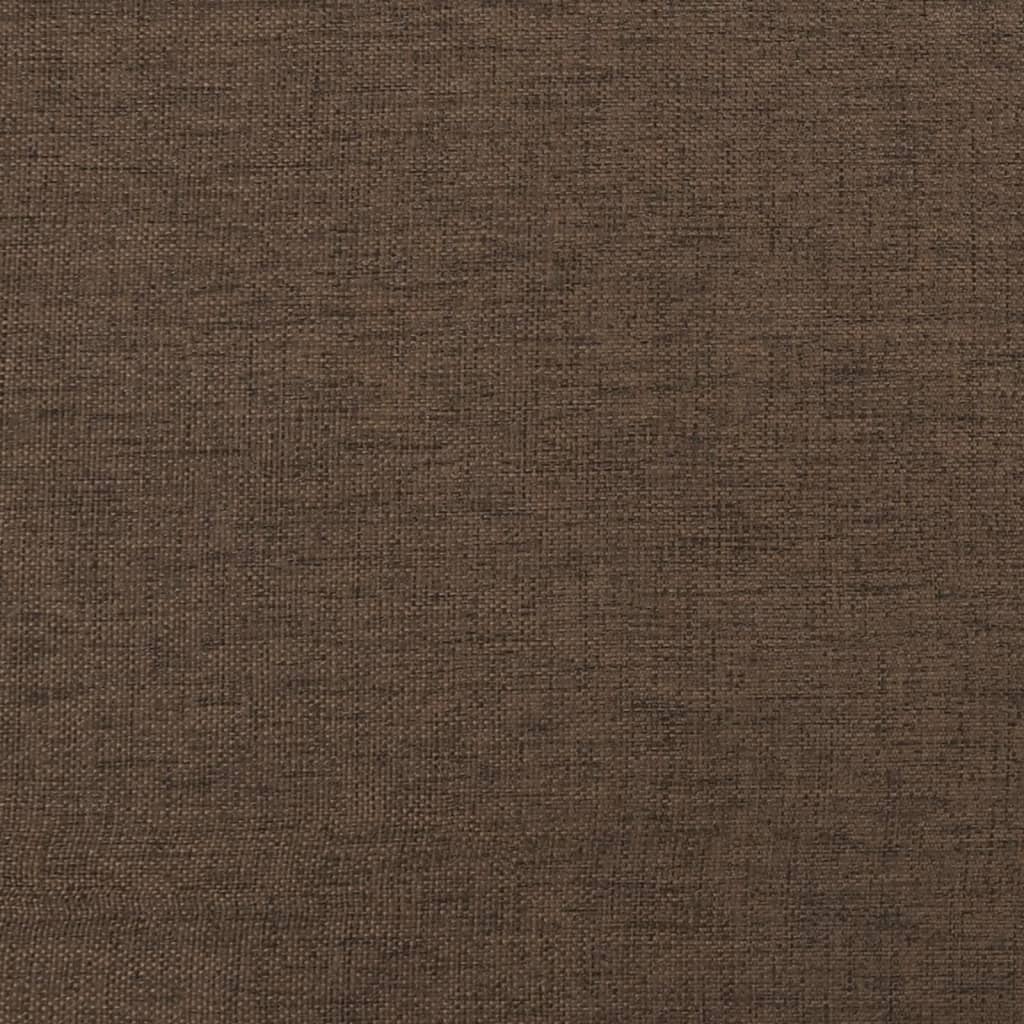 vidaXL barna szövet kanapéfotel lábtartóval 60 cm