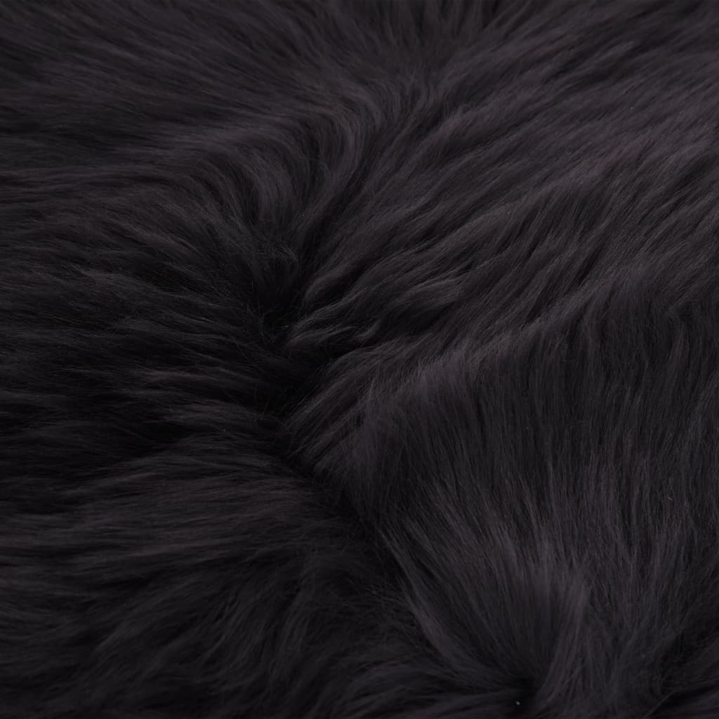 vidaXL sötétszürke báránybőr szőnyeg 60 x 90 cm