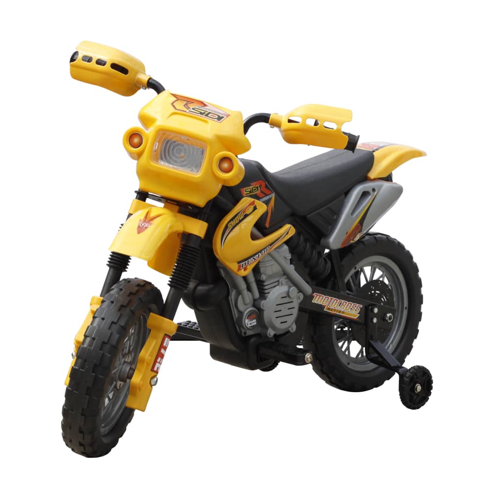 vidaXL sárga és fekete gyerek motorbicikli