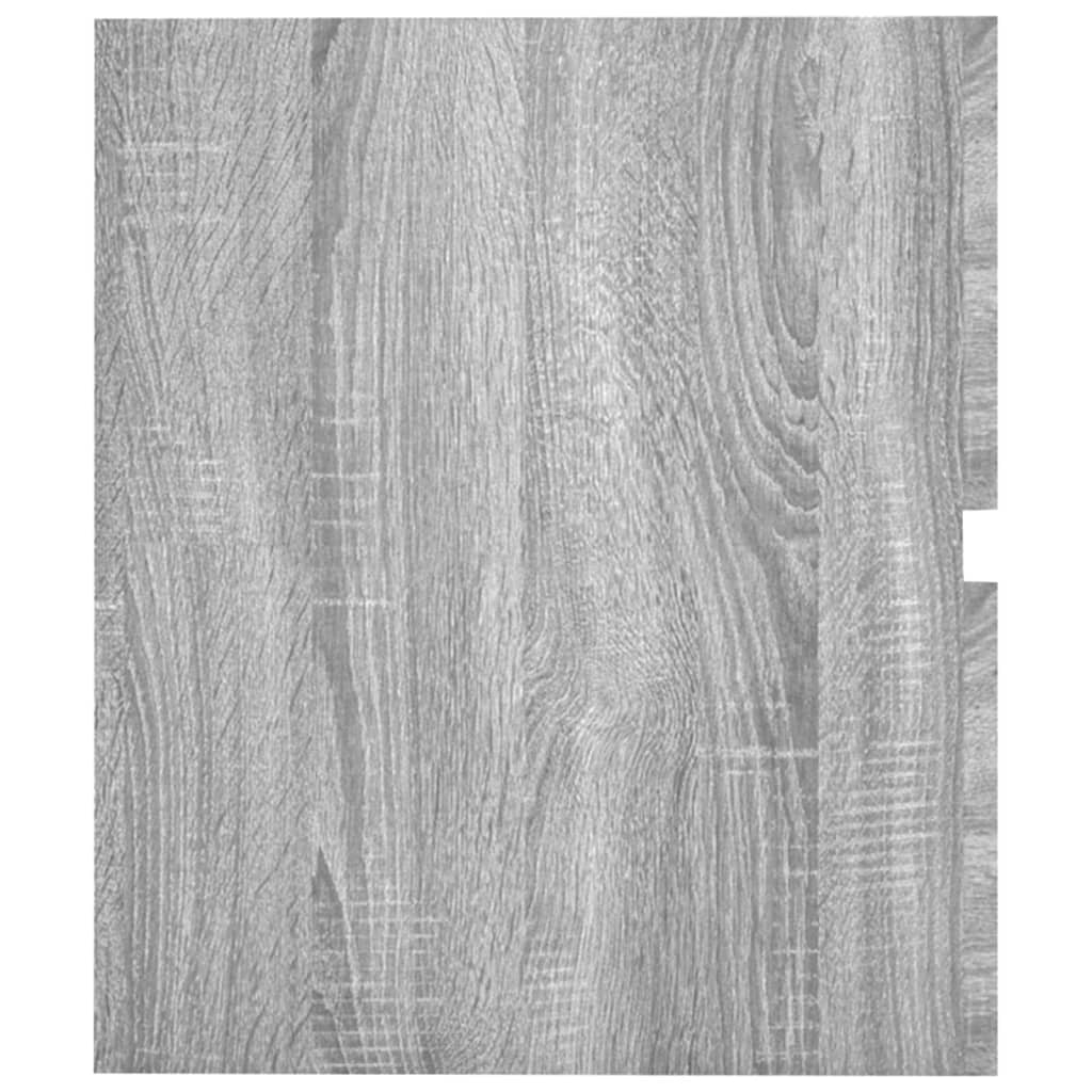 vidaXL szürke sonoma színű szerelt fa éjjeliszekrény 41x38,5x45 cm