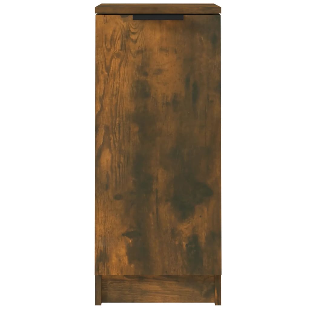 vidaXL 2 db füstös tölgy színű szerelt fa tálalószekrény 30x30x70 cm
