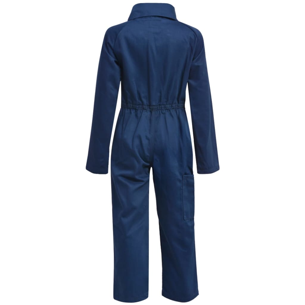 vidaXL Gyermek szerelőruha kék 146/152-es méret