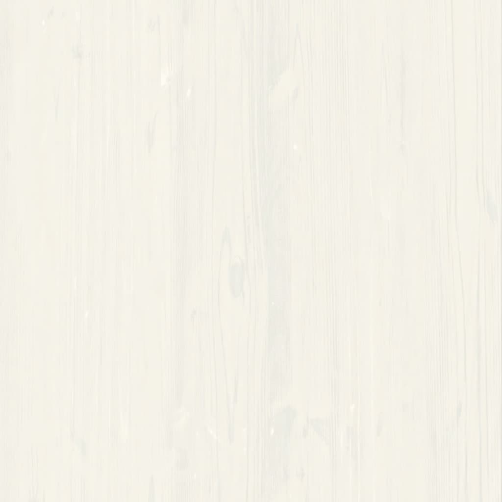 vidaXL VIGO fehér tömör fenyőfa könyvespolc 85x35x170 cm