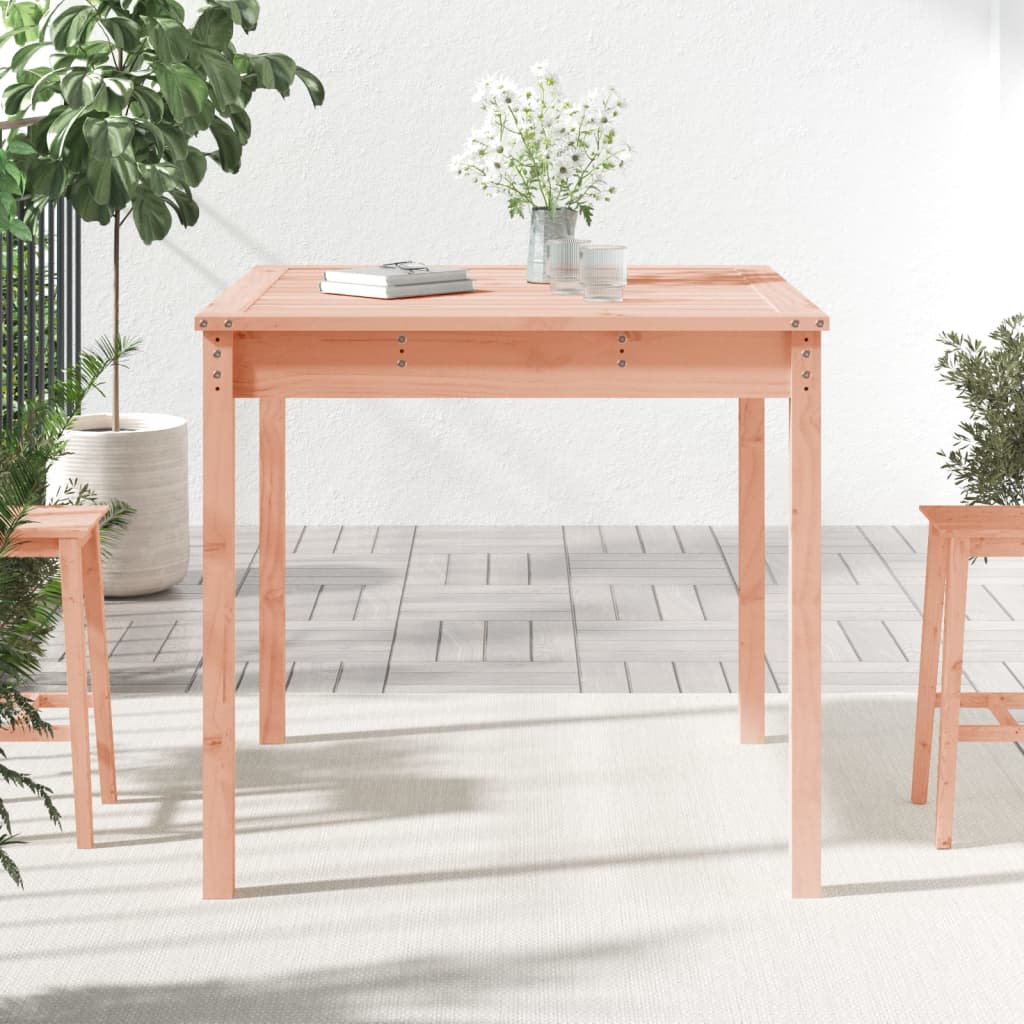 vidaXL tömör duglászfenyő kerti asztal 82,5 x 82,5 x 76 cm
