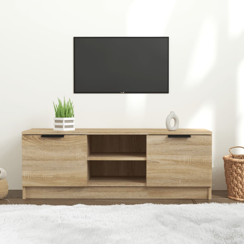 vidaXL sonoma tölgy színű szerelt fa TV-szekrény 102 x 35 x 36,5 cm