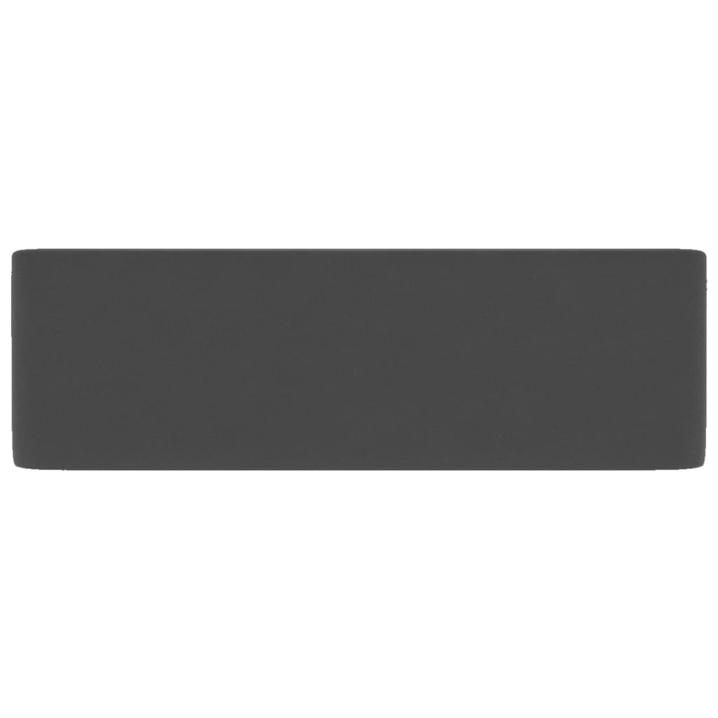 vidaXL matt sötétszürke kerámia luxus mosdókagyló 41x30x12 cm