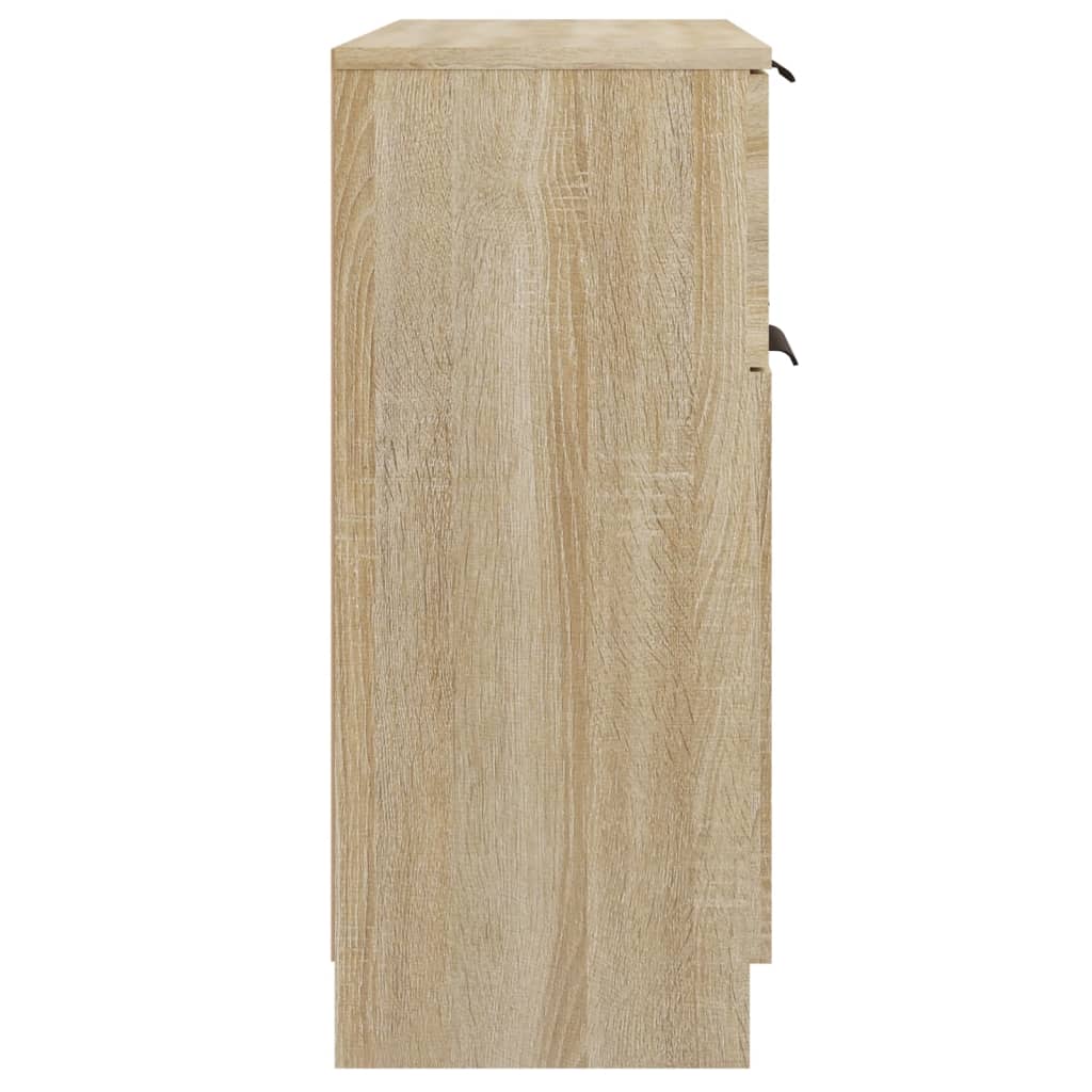 vidaXL sonoma-tölgyszínű szerelt fa tálalóasztal 60 x 30 x 70 cm