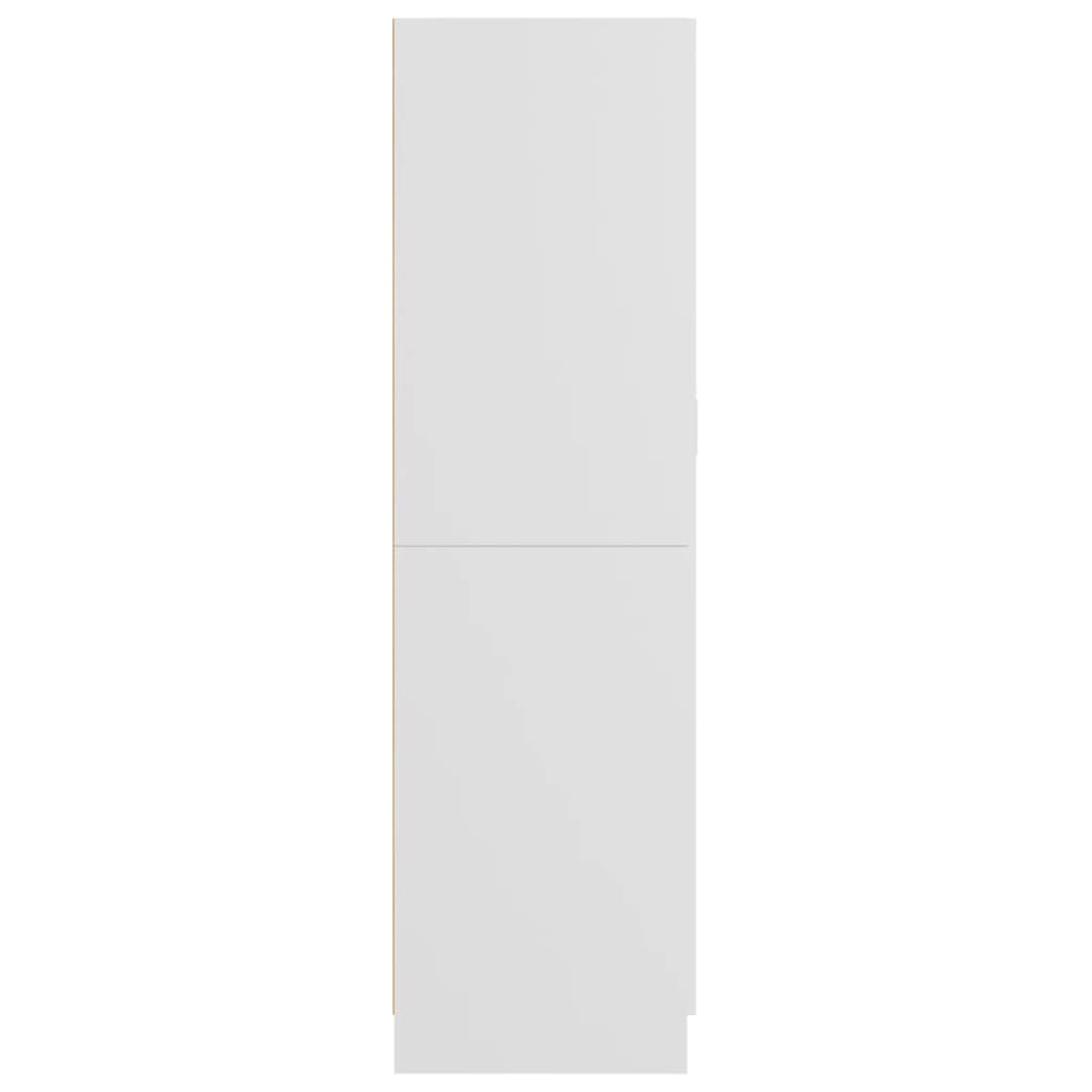 vidaXL fehér forgácslap ruhásszekrény 82,5 x 51,5 x 180 cm