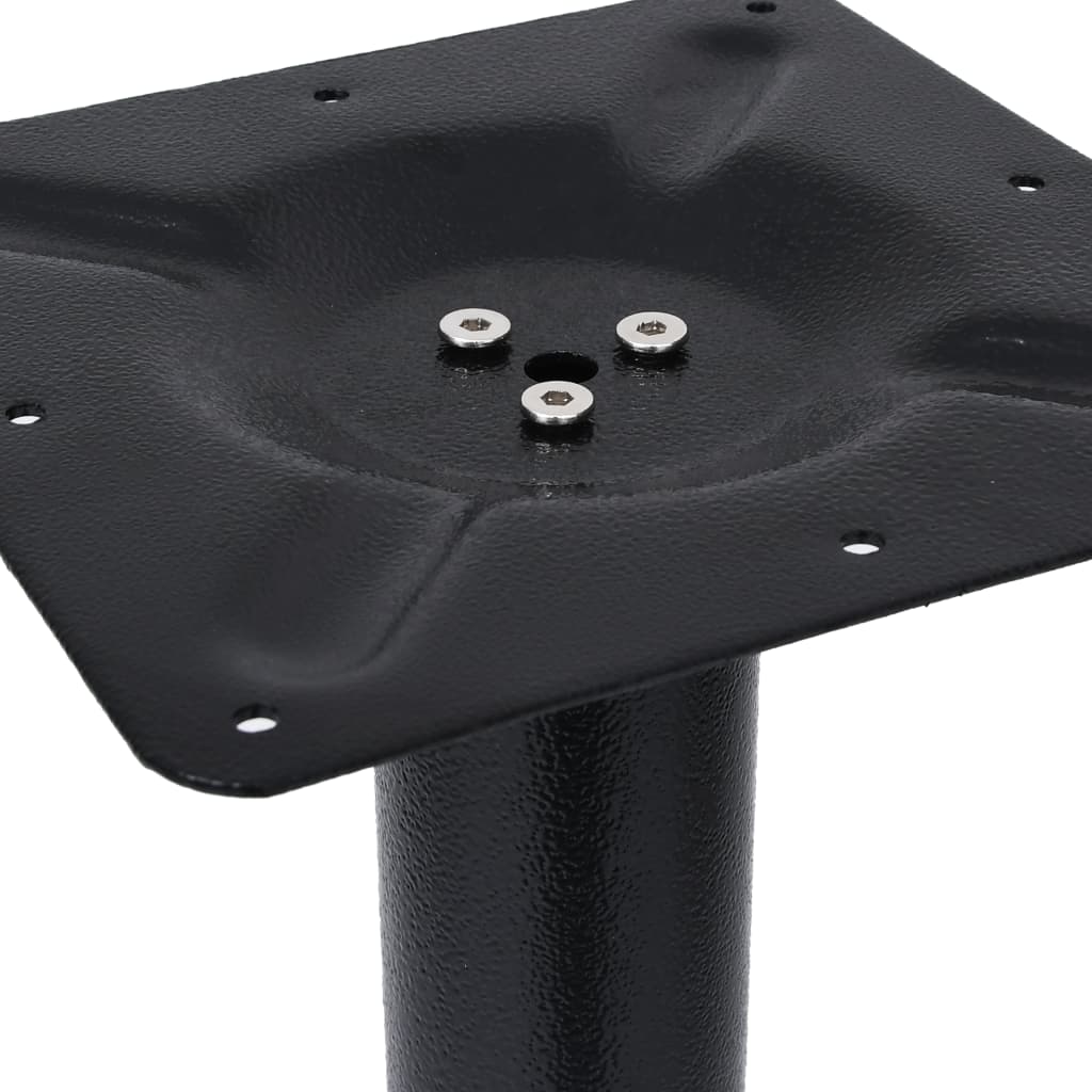 vidaXL fekete öntöttvas bisztróasztalláb Ø43 x 107 cm