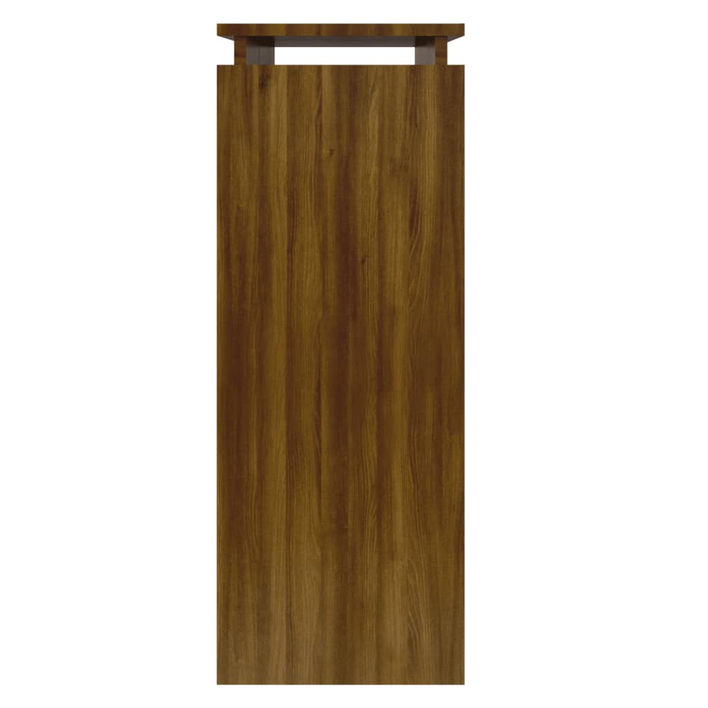 vidaXL barna tölgy színű szerelt fa tálalóasztal 80 x 30 x 80 cm