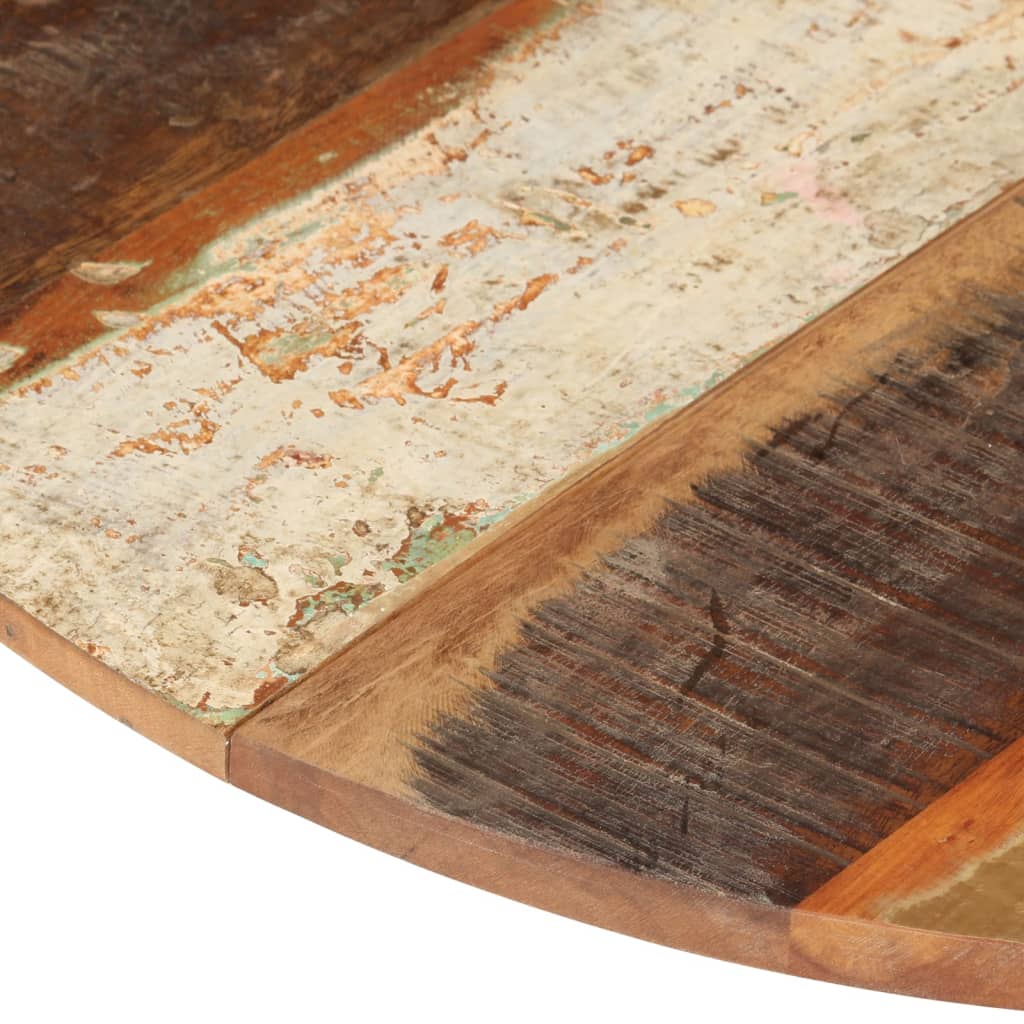 vidaXL kerek tömör újrahasznosított fa asztallap 70 cm 15-16 mm